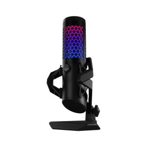 ASUS ROG Carnyx BLK, micrófono de superficie para mesa en color negro, SKU 90YH03Z0-BAUA00. Ideal para grabaciones y reuniones.