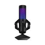 ASUS ROG Carnyx BLK, micrófono de superficie para mesa en color negro, SKU 90YH03Z0-BAUA00. Ideal para grabaciones y reuniones.
