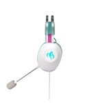 ASUS TUF Gaming H1 Gen II Hatsune Miku Edition auriculares alámbricos con diadema para juegos, conector USB tipo A, colores rosa, turquesa y blanco, SKU 90YH048B-BHUA00