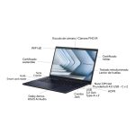 Ordenador portátil ASUS ExpertBook B3 B3404CVA-Q51884X de 14 pulgadas WUXGA con Intel Core i5 120U, 16GB RAM, 512GB SSD y Windows 11 Pro en color Negro Estrella