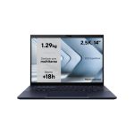 Ordenador portátil ASUS ExpertBook B5 B5404CVF-Q50109X con pantalla de 14 pulgadas WUXGA, Intel Core i5-1335U, 16GB RAM, 512GB SSD, NVIDIA RTX 2050, Windows 11 Pro en color negro estrella y teclado QWERTY español