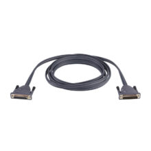 Cable para video, teclado y ratón KVM ATEN de 3 metros, SKU 2L-1703. Color negro adecuado para conexiones en cadena.