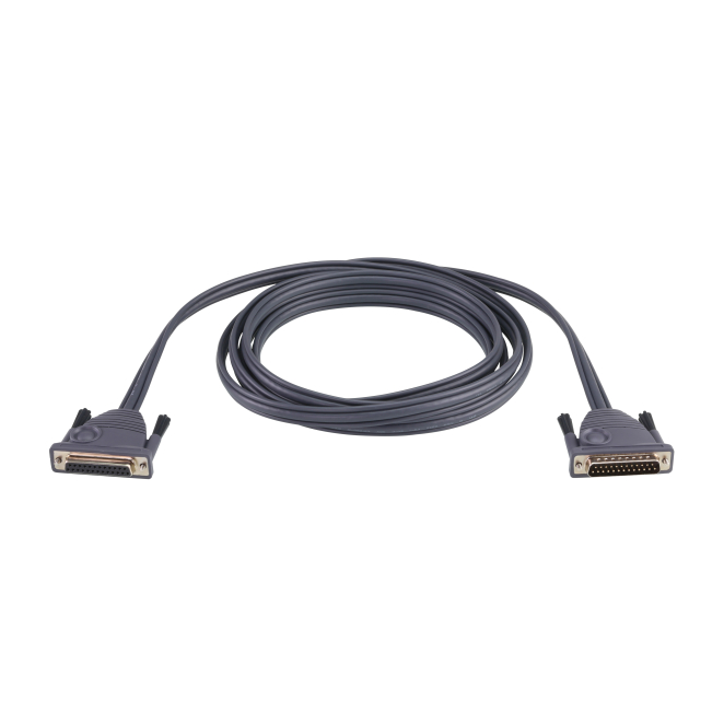 ATEN Daisy Chain Cable de 3 metros para KVM Cable para video, teclado y ratón KVM ATEN de 3 metros, SKU 2L-1703. Color negro adecuado para conexiones en cadena.