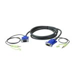 Cable VGA ATEN 2L-2505A de 5 metros, con conectores D-Sub, color negro