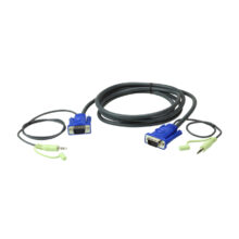 ATEN 2L-2530A cable VGA 30 metros, conector VGA (D-Sub), color negro. SKU 2L-2530A
