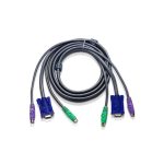 Cable KVM ATEN de 3 metros para video, teclado y ratón, SKU 2L-5003P/C