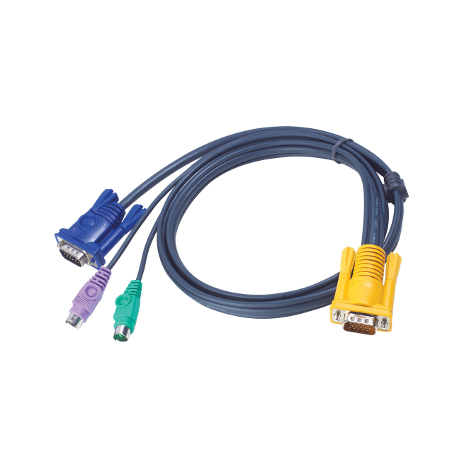 ATEN Cable KVM PS/2 con SPHD 3 en 1 de 6 m 1 ATEN Cable KVM PS/2 con SPHD 3 en 1 de 6 m