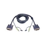 ATEN Cable KVM DVI-D negro de 6 pies para video, teclado y ratón, SKU 2L-7D02V, ideal para conexiones claras y rápidas