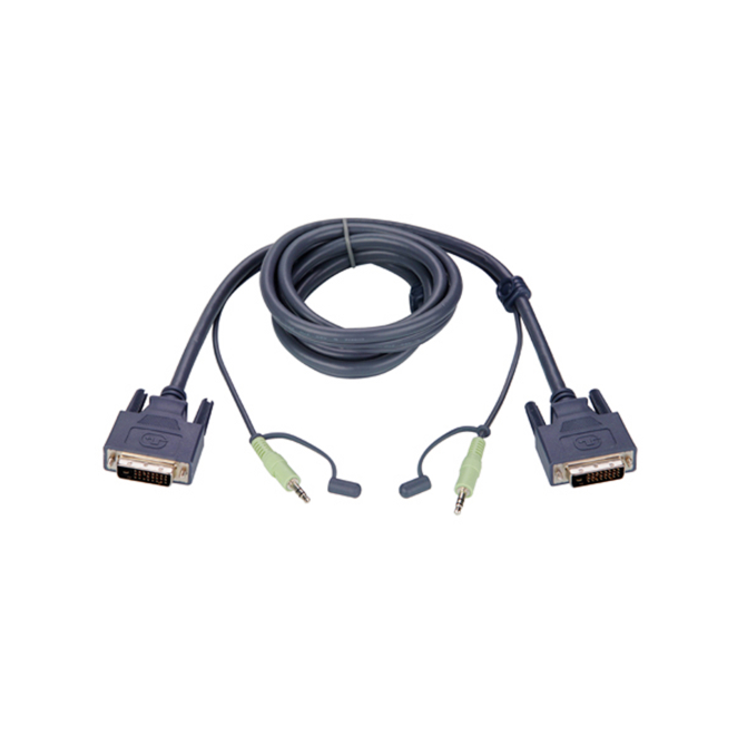 ATEN DVI-D KVM Cable de 6ft para Video, Teclado y Ratón Negro ATEN Cable KVM DVI-D negro de 6 pies para video, teclado y ratón, SKU 2L-7D02V, ideal para conexiones claras y rápidas