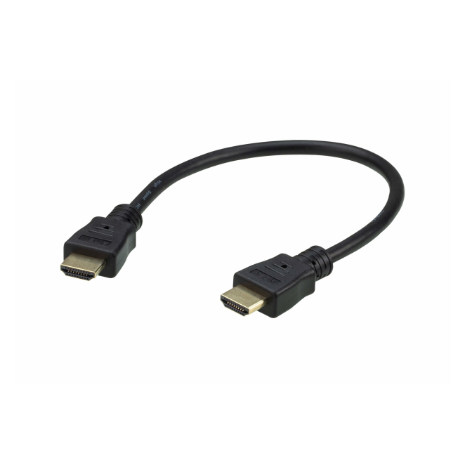 ATEN Cable HDMI 4K de alta velocidad con Ethernet 0.3m ATEN Cable HDMI True 4K de alta velocidad con Ethernet de 0.3 metros, ideal para transferencias rápidas y claras, SKU 2L-7DA3H