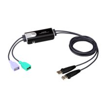 ATEN Switch KM formato cable USB con 2 puertos y tecnología Boundless Switching, SKU CS62KM-AT
