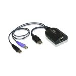 ATEN Adaptador KVM DisplayPort USB compatible Smart Card con soporte para Virtual Media KA7169-AX