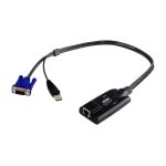 ATEN Adaptador KVM VGA USB con compatibilidad de vídeo compuesto KA7170-AX