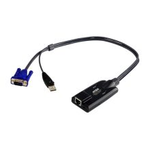 ATEN Adaptador KVM VGA USB con compatibilidad de vídeo compuesto KA7170-AX