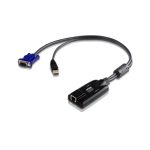 ATEN Adaptador KVM modelo KA7175-AX, con conectividad VGA y USB, incluyendo función de Virtual Media