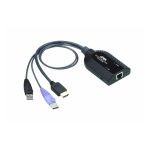 Adaptador KVM ATEN HDMI USB compatible con Smart Card y Virtual Media, modelo KA7188-AX