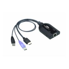 Adaptador KVM ATEN HDMI USB compatible con Smart Card y Virtual Media, modelo KA7188-AX