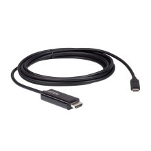 Conversor ATEN USB-C a HDMI con capacidad de resolución 4K y cable de 2,7 metros, SKU UC3238-AT