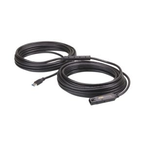 ATEN Cable extensor USB 3.2 Gen1 de 15 metros, SKU UE3315A-AT-G. Ideal para conectar dispositivos periféricos a larga distancia