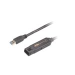 ATEN Cable extensor USB 3.2 Gen1 de 15 metros, SKU UE3315A-AT-G. Ideal para conectar dispositivos periféricos a larga distancia