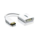 Adaptador de DisplayPort a DVI de la marca ATEN, modelo VC965-AT, ideal para conectar dispositivos con puerto DisplayPort a monitores o proyectores DVI.