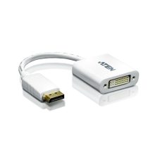 Adaptador de DisplayPort a DVI de la marca ATEN, modelo VC965-AT, ideal para conectar dispositivos con puerto DisplayPort a monitores o proyectores DVI.