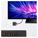 Adaptador de DisplayPort a DVI de la marca ATEN, modelo VC965-AT, ideal para conectar dispositivos con puerto DisplayPort a monitores o proyectores DVI.