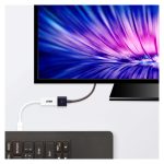 Adaptador de Mini DisplayPort a HDMI de ATEN, modelo VC980-AT, eficiente y compacto para conexiones de video.