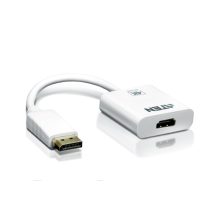 Adaptador activo ATEN de DisplayPort a HDMI, compatible con resoluciones 4K, SKU VC986-AT