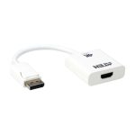 ATEN Adaptador activo de DisplayPort a HDMI True 4K modelo VC986B-AT, ideal para conexiones de alta definición en entornos de cableado.
