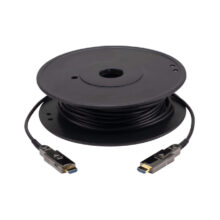 Imagen del ATEN VE7835A cable HDMI de 100 metros en color negro con conectores HDMI Tipo-A y HDMI Tipo-D, SKU VE7835A-AT