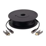 Imagen del ATEN VE7835A cable HDMI de 100 metros en color negro con conectores HDMI Tipo-A y HDMI Tipo-D, SKU VE7835A-AT