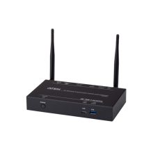 Imagen del ATEN Switch de presentaciones 4K inalámbrico con Quad View, modelo VP2021-AT-G, ideal para videoconferencias y presentaciones multimedia.