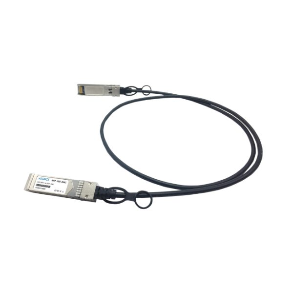 Cable de fibra óptica ATGBICS SFP-10G-CU1M-C de 1 metro, conexión SFP+, color negro, SKU SFP-10G-CU1M-C