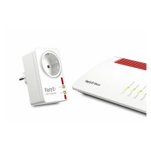 Repetidor DECT FRITZ! modelo 100 para ampliar la cobertura inalámbrica en redes domésticas, SKU 20002598