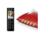 Teléfono DECT AVM Fon FRITZ! C5 International en color negro con identificador de llamadas. SKU: 20002749