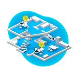 Repetidor de red FRITZ! 3000 Mbit/s en color blanco, SKU 20002856, optimiza la señal Wi-Fi.