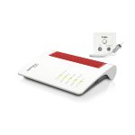 Imagen del router inalámbrico FRITZ! 6660 de AVM con doble banda 2,4 GHz / 5 GHz, color blanco, SKU 20002910