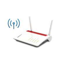 FRITZ!Box 6850 router inalámbrico Gigabit Ethernet de doble banda (2,4 GHz / 5 GHz), 4G, color blanco. SKU: 20002926