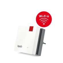 Repetidor de red FRITZ! 1200 AX de 2400 Mbit/s en color blanco, SKU 20002973