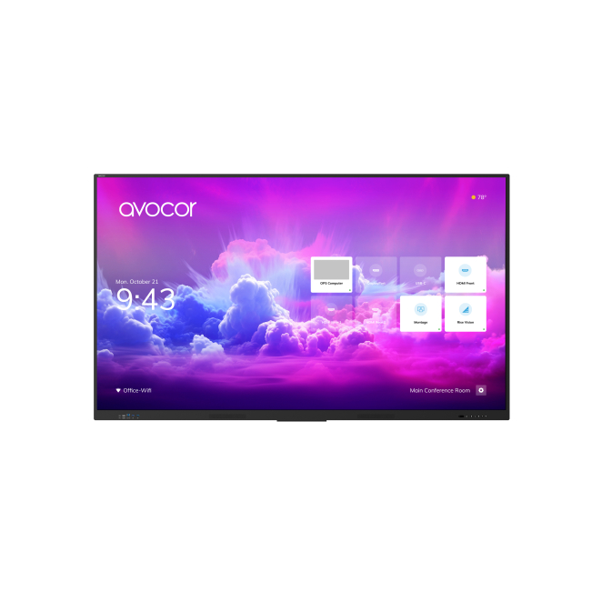 Avocor pizarra blanca interactiva de 55 pulgadas 4K Pizarra blanca interactiva Avocor de 55 pulgadas con resolución 3840 x 2160 y pantalla táctil, SKU AVE-5550