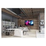 Pizarra blanca interactiva Avocor AVH-6520 de 65 pulgadas, resolución 3840 x 2160 píxeles, pantalla táctil en acero pulido. SKU: AVH-6520