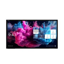 Pizarra blanca interactiva Avocor AVH-7520 de 190,5 cm (75 pulgadas) con resolución 3840 x 2160 y pantalla táctil de acero pulido