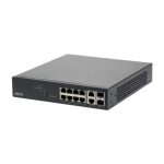 Switch gestionado Gigabit Ethernet PoE negro de Axis, modelo 01191-002, ideal para redes cableadas.