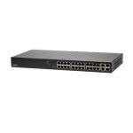 Switch gestionado Axis, modelo 01192-002, con Gigabit Ethernet 10/100/1000 y compatibilidad con Energía sobre Ethernet (PoE) en color negro