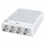 Servido y codificador de vídeo de la marca Axis con resolución de 720 x 576 píxeles y 30 cuadros por segundo, SKU 01679-001. Ideal para cámaras de seguridad.