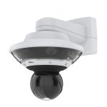 Imagen de la cámara de seguridad Axis modelo 01710-001 con resolución 2592 x 1944 pixeles para montaje en pared, apta para uso interior y exterior