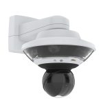 Imagen de la cámara de seguridad Axis modelo 01710-001 con resolución 2592 x 1944 pixeles para montaje en pared, apta para uso interior y exterior