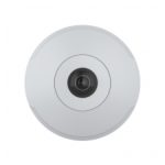 Cámara de vigilancia Axis IP de interior modelo 01732-001 con resolución 3840 x 2160 pixeles, montada en el techo.