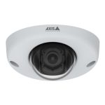 Cámara de seguridad IP Axis modelo 01920-001 con resolución 1920 x 1080 píxeles, instalación en techo